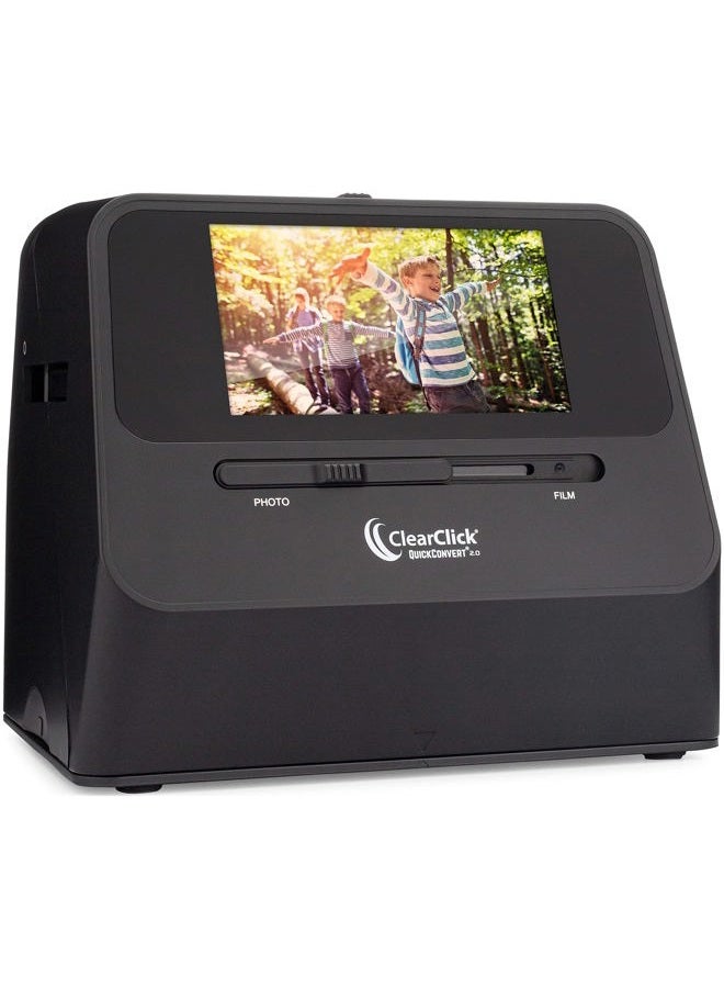 ClearClick Clear Click 14 MP QuickConvert 2.0 Photo, Slide, and Negative Scanner - 4x6 Photos & 35mm, 110,126 Film - Image 1