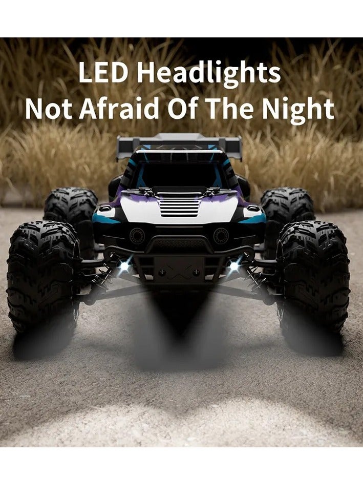 Gallop 1:16 Professional High-Speed Off-Road RC Car - 35km/h 4WD Remote Control Monster Truck with 2000mAh Battery - All-Terrain Climbing Vehicle with LED Lights - Perfect Gift for Boys, Adults & RC Enthusiasts - Image 3