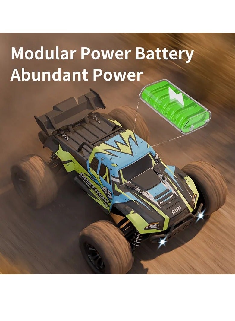 Gallop 1:16 Professional High-Speed Off-Road RC Car - 35km/h 4WD Remote Control Monster Truck with 2000mAh Battery - All-Terrain Climbing Vehicle with LED Lights - Perfect Gift for Boys, Adults & RC Enthusiasts - Image 2
