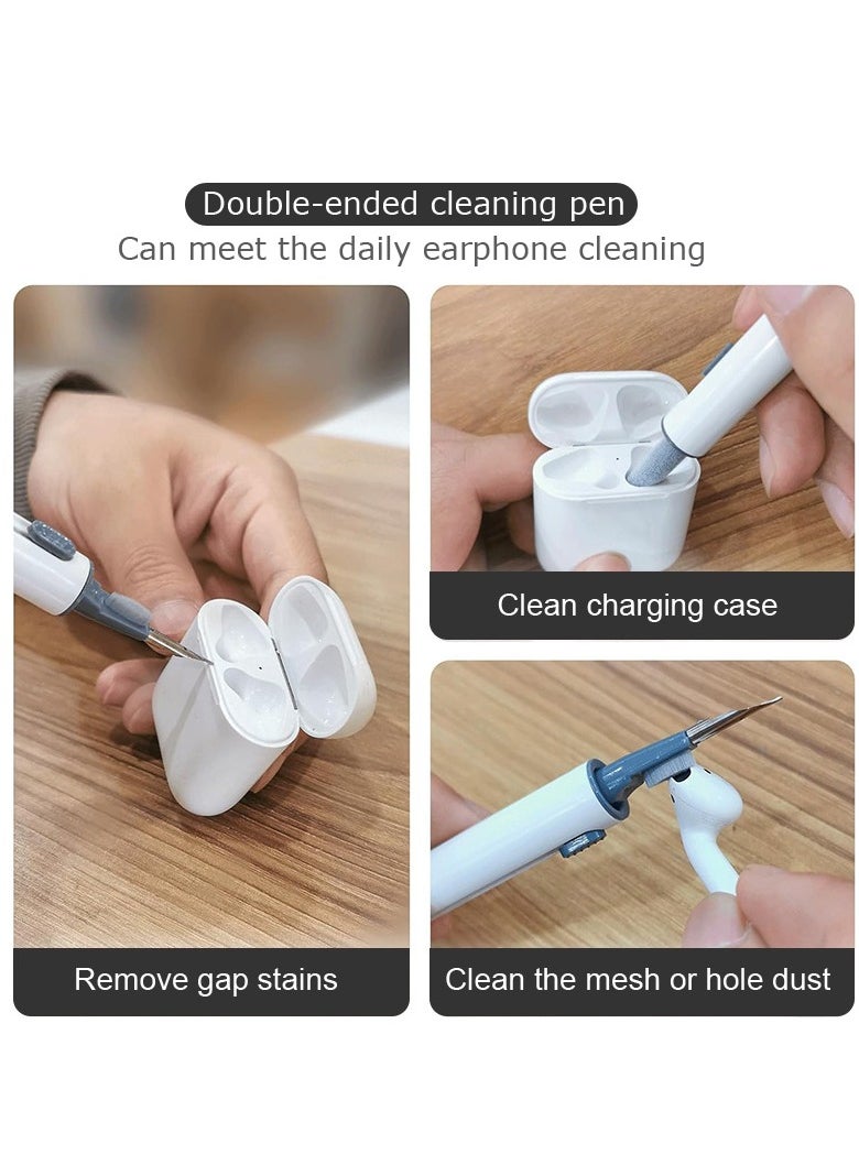 Soft Silicone Protective Case Cover for AirPods 4 with Cleaner Kit and Keychain