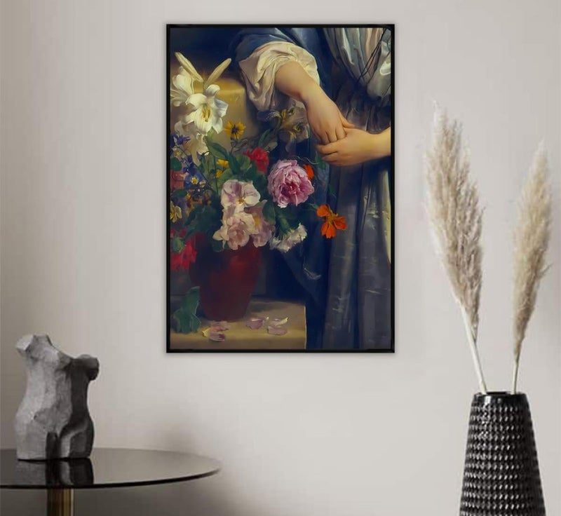 ماركتنا لوحة قماشية بتصميم كلاسيكي مع برواز مجوف مقاس (40×60) قطعة واحدة - Image 3