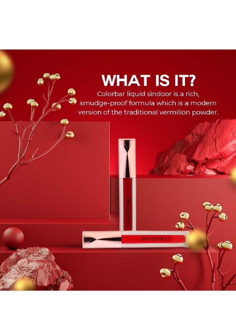 Colorbar Cosmetics Sindoor, Maroon, 3.8 ml | Smudge proof formula | Long lasting - Image 2