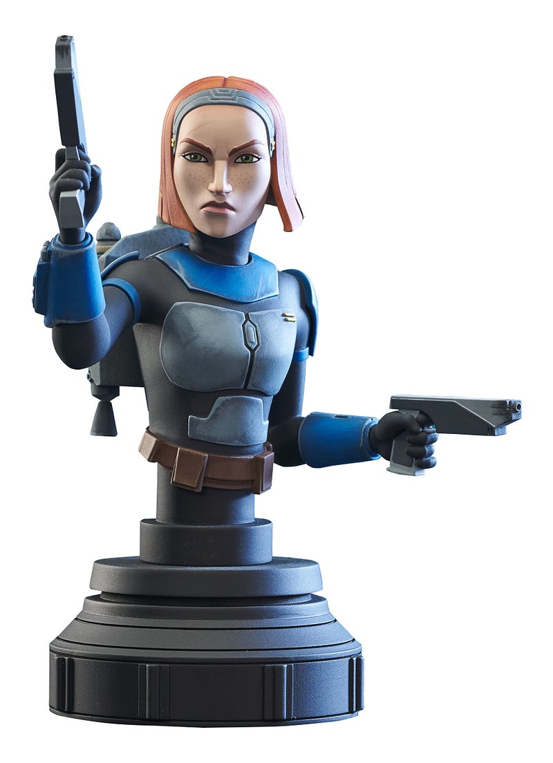 Diamond Select Toys Star Wars: The Clone Wars: Bo-Katan Kryze 1:7 Scale Bust,Multicolor - Image 2