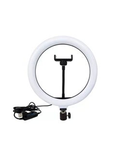 General Internet Celebrity Live Light Portable Mobile Phone Holder Self-timer Artifact Photography Beauty LED Light Ring Light-Specifications:18inch Touch Model (remote Control + Adapter + Light)  - Image 5