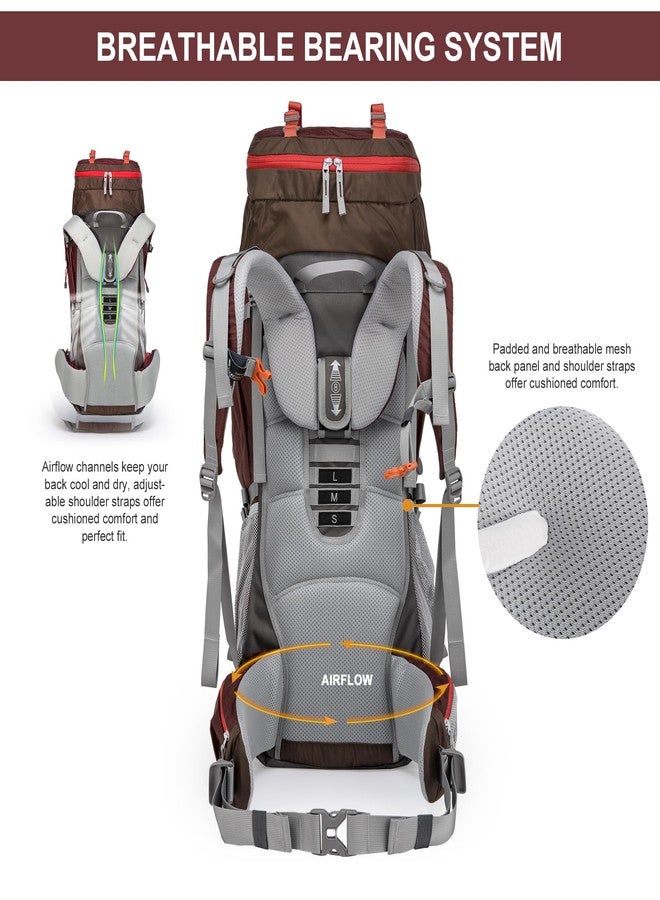 MOUNTAINTOP 50L/70L Internal Frame Hiking Backpack - Image 5