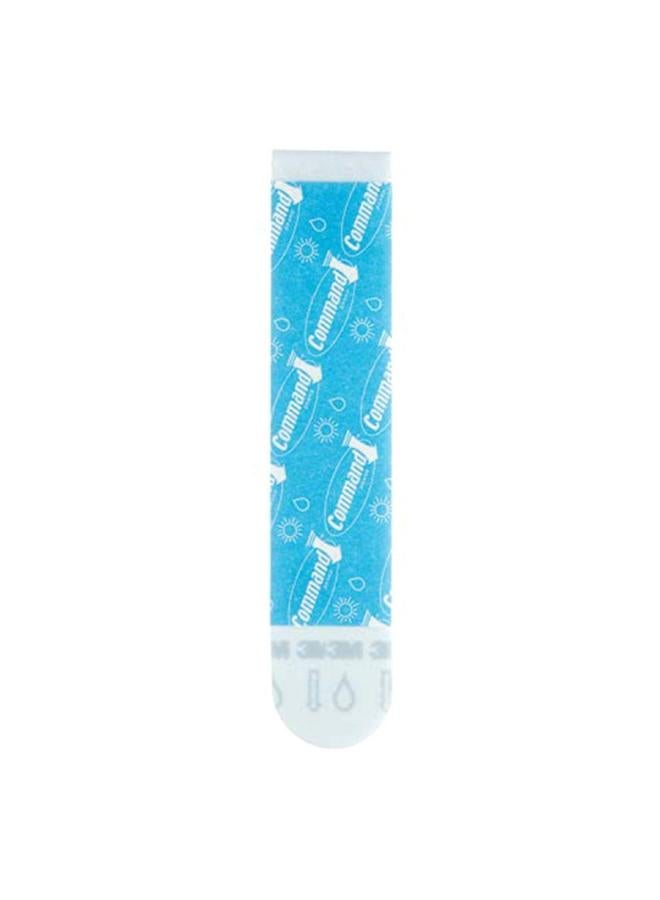 Command 4-Piece Adhesive Replacement Strip Blue - Image 2