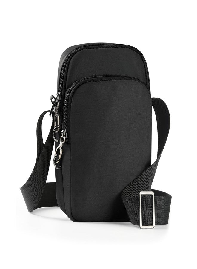 VADOO Sling Bag for Men Women, Anti Theft Crossbody Shoulder Bag with Zipper Lock, RFID Blocking & Waterproof for Travel Casual(Black) - Image 1