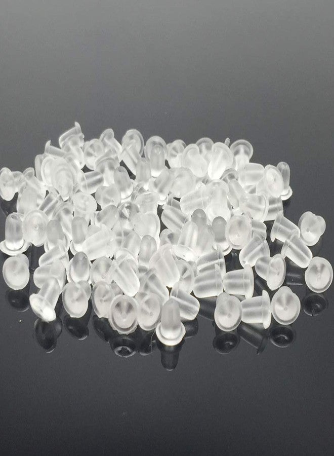 CBLUO Earring Hooks with Earring Backs Set Surgical Stainless Steel Ear Hooks Soft Silicone Earring Backings for DIY Jewelry Making Hypoallergenic Bead Spring Fish Hook Earrings Accessories 200 Pack - Image 4