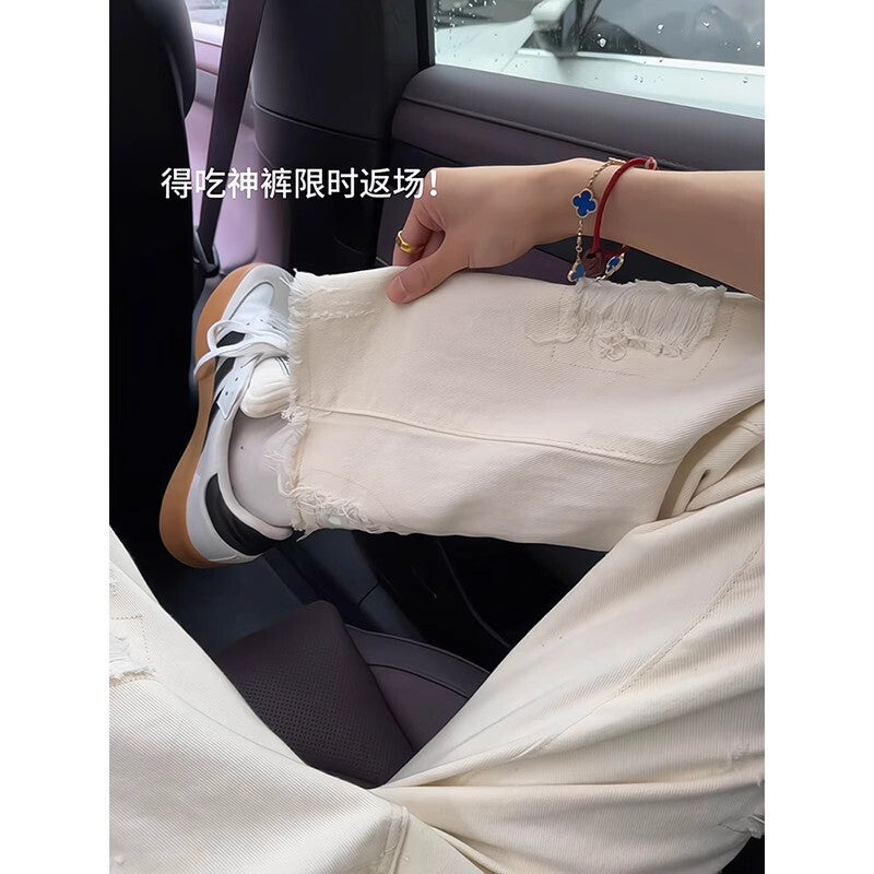 Unisex Classic Denim Jeans Loose Fit Daily Outdoor Wear - Image 3