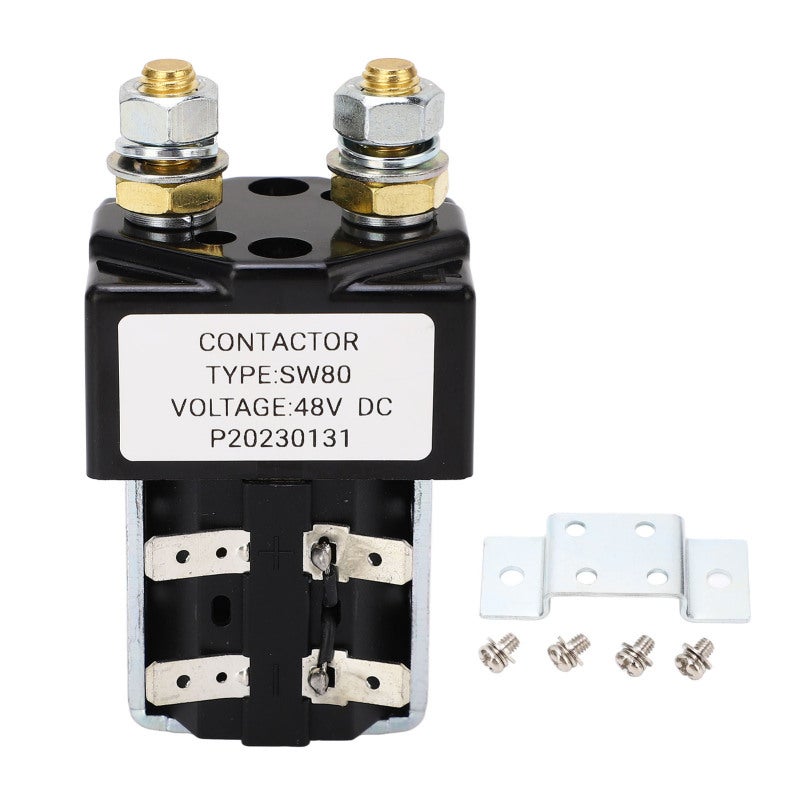 24V Contactor Relay Solenoid Replacement for E‑Z‑GO Golf Cart Forklift - Premium Metal Alloy Durable Stable - Practical Function Control Circuit for Start Stop Linkage - Image 1