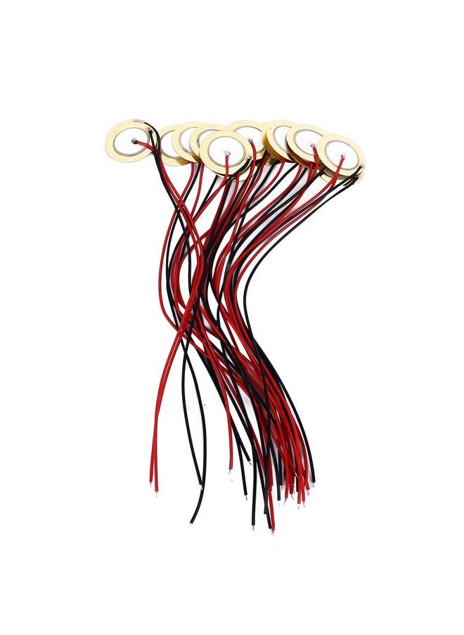 Thoraya 15PCS 35mm Piezo Discs with 25cm Wire Piezoelectric Pickup Patches for Acoustic Electric Guitar Ukulele  - Image 1