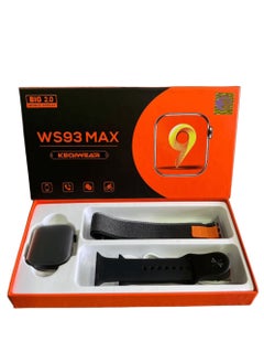 WS Smart Watch WS93 Max With Health Fitness Tracker Series 9 Black  - Image 2