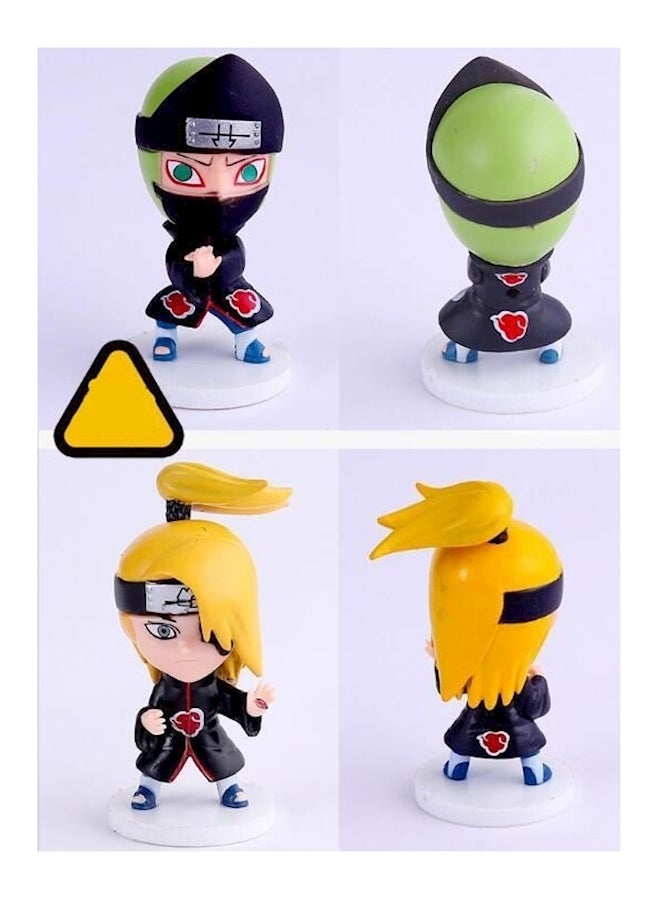 11- Piece Mini Naruto Series Collectible Action Figure Model Set With Bases 8cm - Image 3