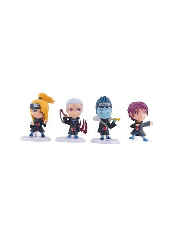 11- Piece Mini Naruto Series Collectible Action Figure Model Set With Bases 8cm - Image 2