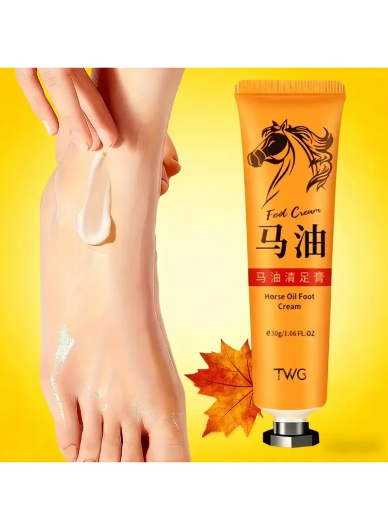 TWG 2 Pcs Oily Foot Cream, Suitable for Dry Skin, Suitable for Hand and Foot Care with Cracked Heels, Knees, Elbows, Hands and Feet, Non-alcoholic, Suitable for Daily Care - Image 2