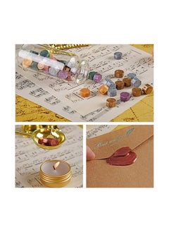 Joyeee Feather Calligraphy Pen Set, Dip Pen Calligraphy Set Include Sealing Wax Beads, Wax Spoon, Replacement Nibs for Writing, Journaling, Drawing, Signature, Wedding, Retro Decoration Gift  - Image 2