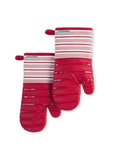 Albany Oven Mitt 2Pack Set Passion Red 7"X13"