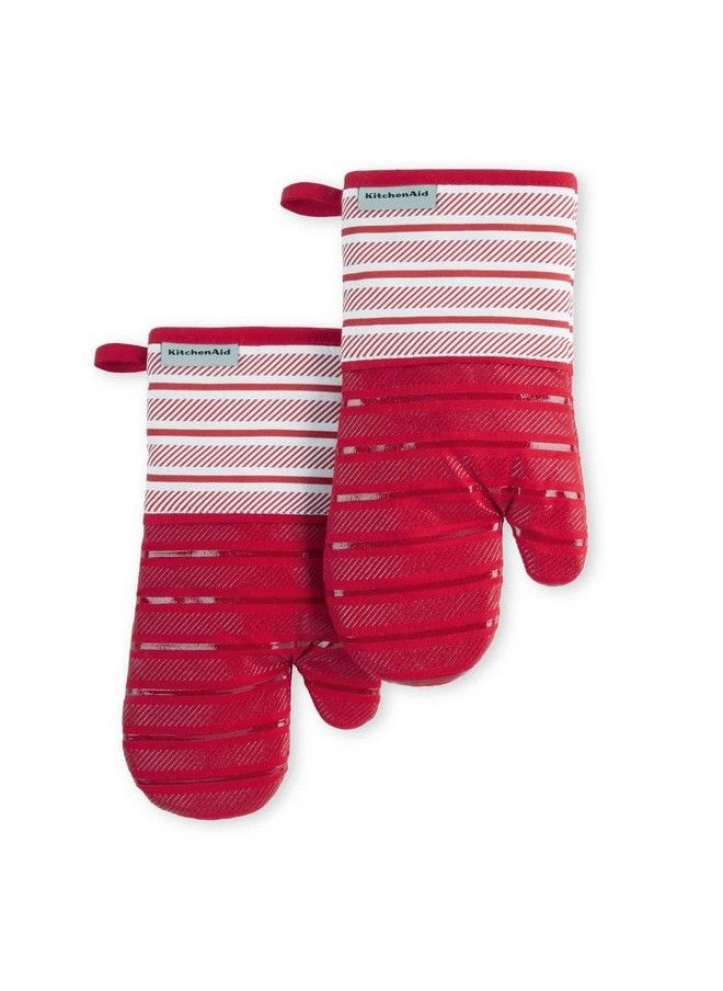 KitchenAid Albany Oven Mitt 2Pack Set Passion Red 7"X13"  - Image 1