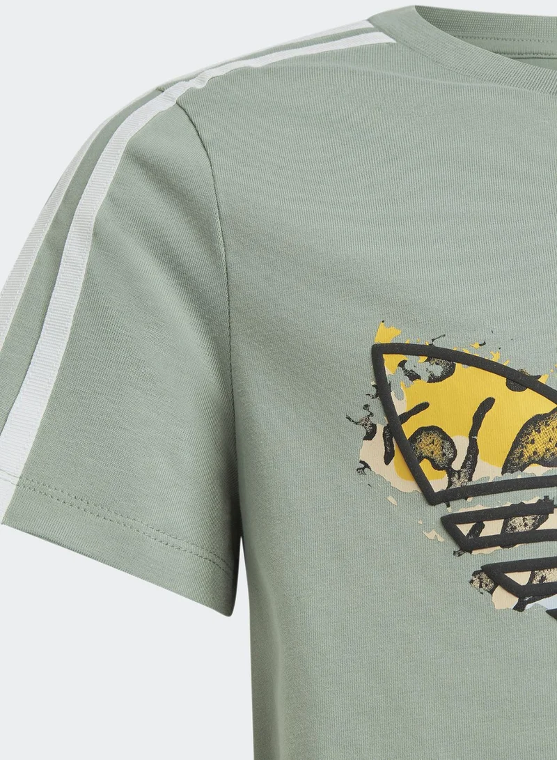adidas Originals Kids Animal Print T-Shirt Dress