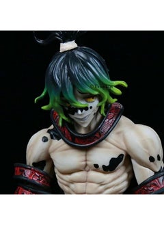 Trunkin Trunkin Rubber | Demon Slayer Kisatsutai Series Gyutaro Action Figure | Pvc Collectible Weeb Manga Toy 30 Cms Figurine Anime, Multicolor, Gyutaro Upper Rank 6  - Image 3