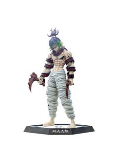 Trunkin Trunkin Rubber | Demon Slayer Kisatsutai Series Gyutaro Action Figure | Pvc Collectible Weeb Manga Toy 30 Cms Figurine Anime, Multicolor, Gyutaro Upper Rank 6  - Image 1