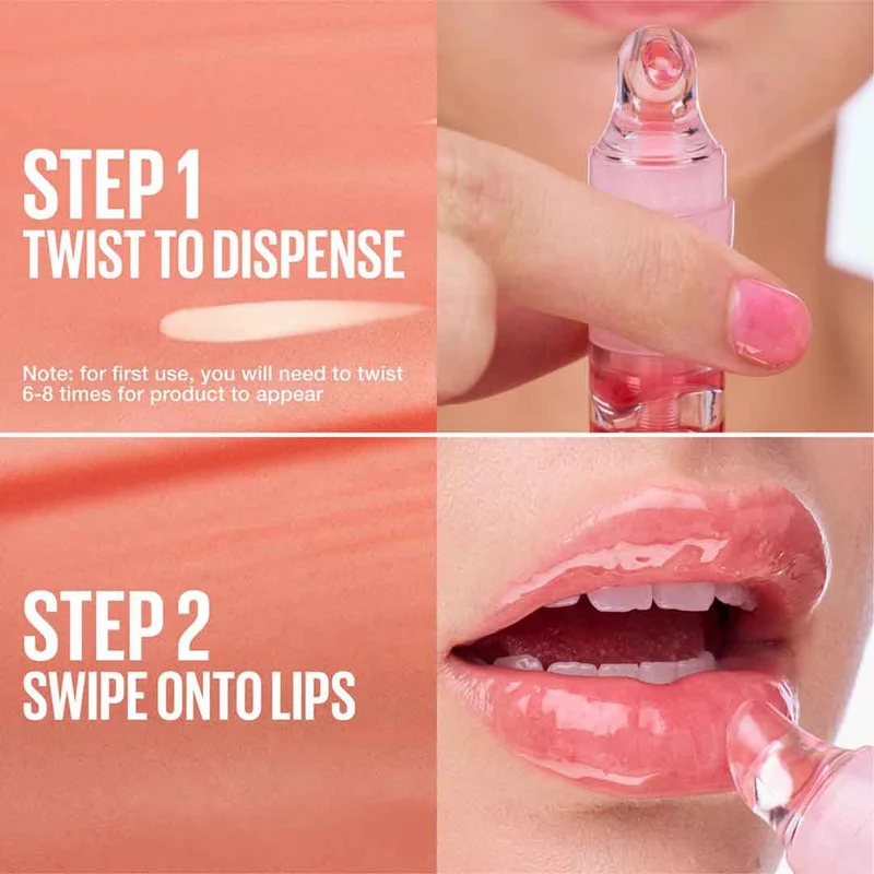 Maybelline New York  Maybelline New York Lifter Gel Oil-In-Gel Lip Gloss - 06 Strawberry Shake for Women | Best Price UAE