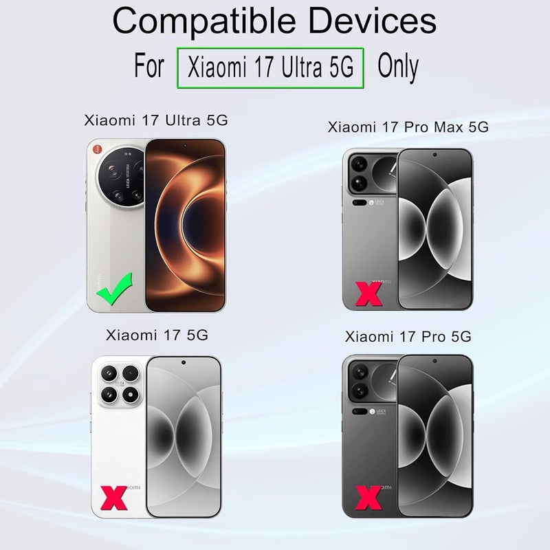Ibywind for Xiaomi 17 Ultra 5G Screen Protector,2-Pack,9H Hardness Tempered Glass with Camera Lens Protector,Easy Installation Tool,Bubble-Free,Fingerprint Unlock,Anti-Shatter,Anti-Scratch - Image 2