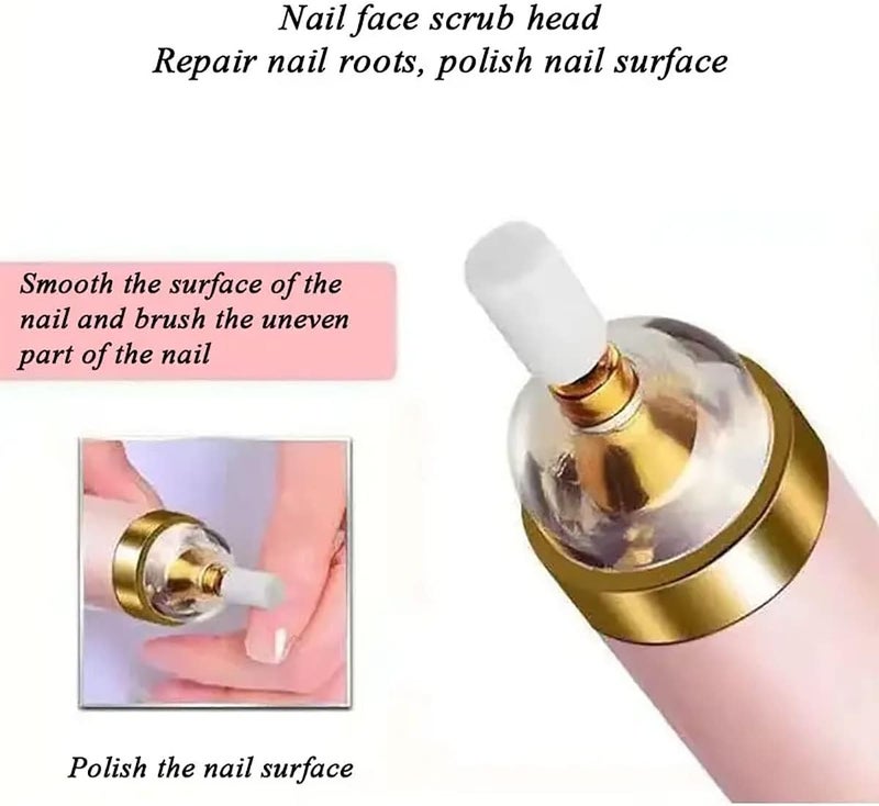 ALKAYAN Electric Nail Drill, 5 in 1 Manicure and Pedicure Tool, Nail Polisher with LE... - Image 2