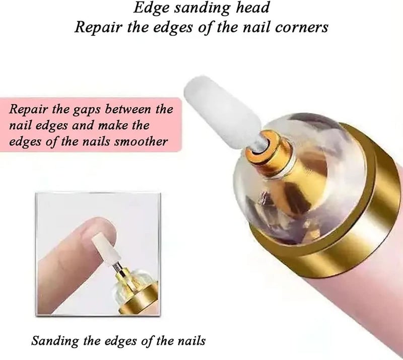 ALKAYAN Electric Nail Drill, 5 in 1 Manicure and Pedicure Tool, Nail Polisher with LE... - Image 3