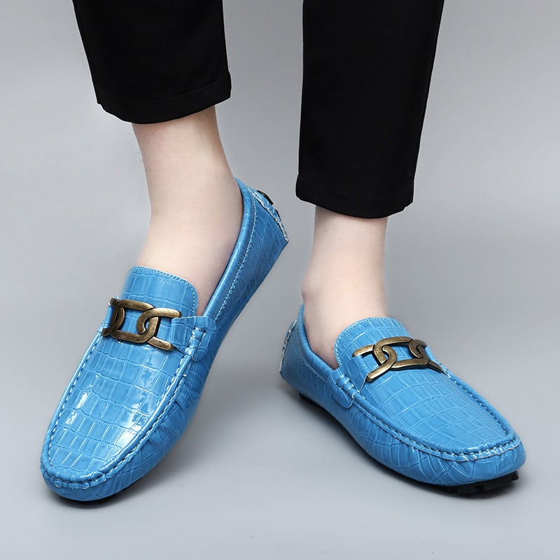 Couple'S Large Size Slip-On Loafers British Style Formal Business Shoes Casual Shoes Slip-On Men'S Shoes - Image 4