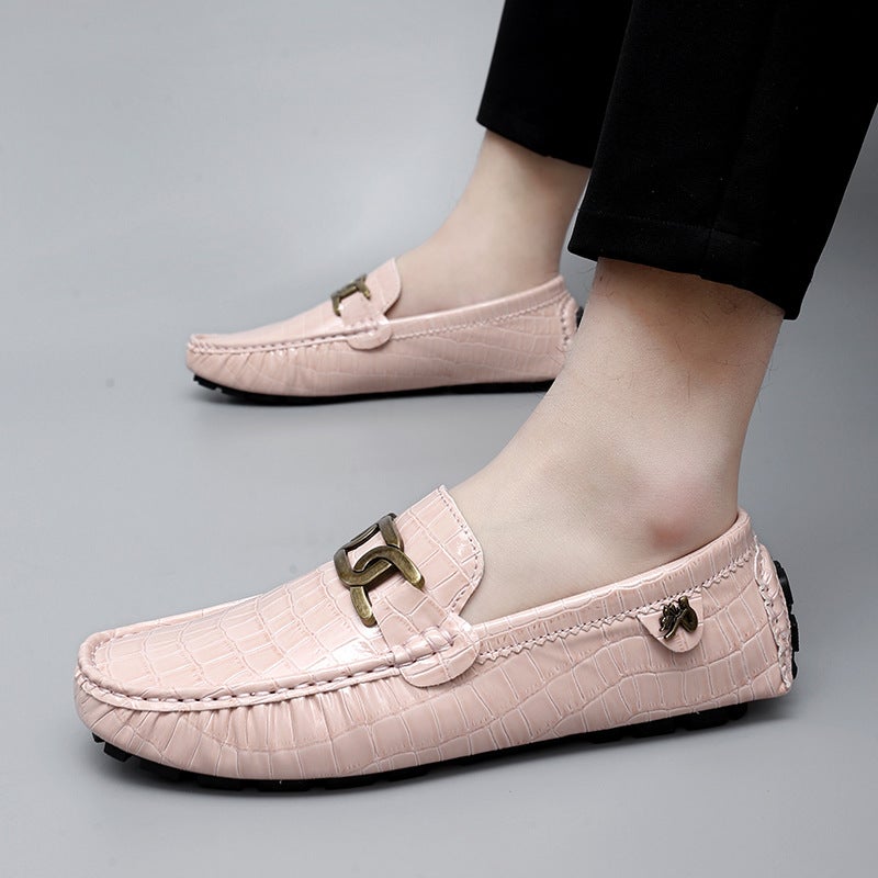 Couple'S Large Size Slip-On Loafers British Style Formal Business Shoes Casual Shoes Slip-On Men'S Shoes - Image 3