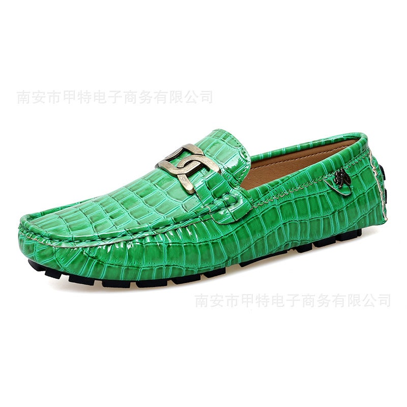 Couple'S Large Size Slip-On Loafers British Style Formal Business Shoes Casual Shoes Slip-On Men'S Shoes - Image 1