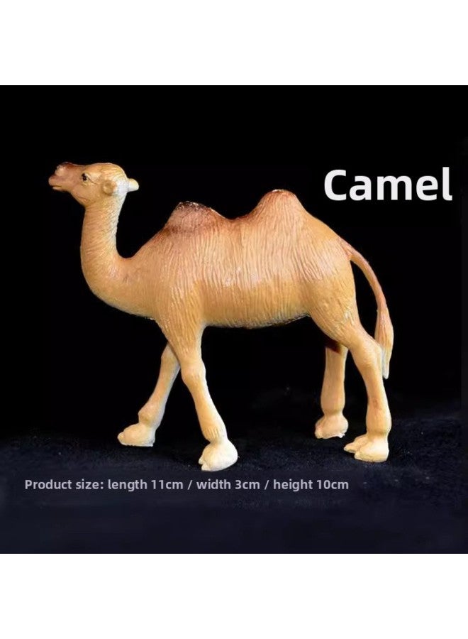 Direct Supply Children's Toy Simulation Static Plastic Animal Model Ornaments 31 Optional Horse Elephant Wholesale-Color:Grizzly Bear