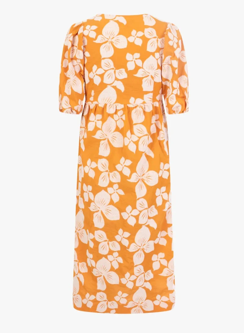 Ted Baker Cinthy button front jacquard dress