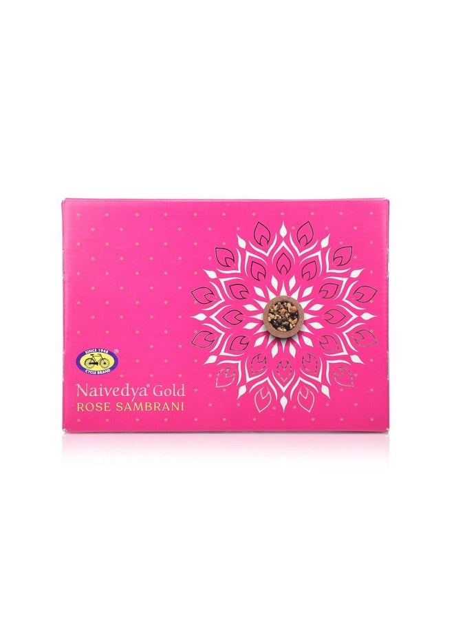 Cycle Pure Naivedya Gold Sambrani Dhoop Cups (Rose), 18 pcs with Holder | Charcoal-Free Havan Cups for Puja, Home & Festivals | Natural Guggal Dhoop for Rituals | Premium Dhoop Cones - Image 5