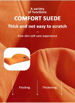 EzzySo Inflatable Sofa Inflatable Bench Recliner, Portable Travel Inflatable Bed, Electric Inflatable Pump Multi-Functional Sofa Orange  - Image 4