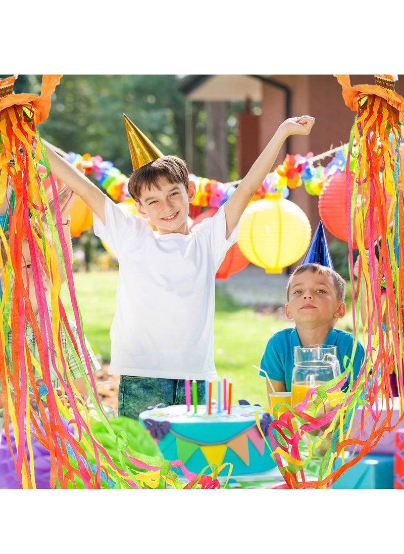SYOSI - Throwing Streamers, Party Poppers Magic Paper Crackers, Confetti Pops Streamers Bar Atmosphere Interactive Hand Tossed Streamers for Celebrating New Years Birthday Engagement Weddings (20 Pieces) - Image 1