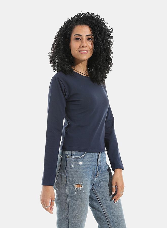 Xtcy Bodysuit single lycra sleeve neck women navy 2xl b28-navy-2xl - Image 2