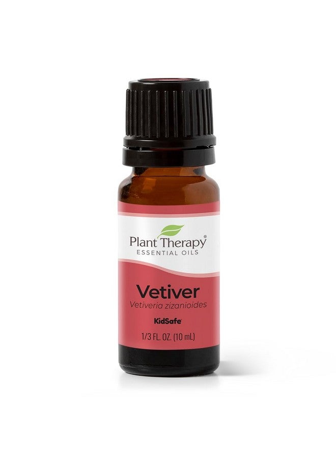 Plant Therapy Vetiver Essential Oil 100% Pure Undiluted Natural Aromatherapy Therapeutic Grade 10 Ml (1/3 Oz) - Image 1