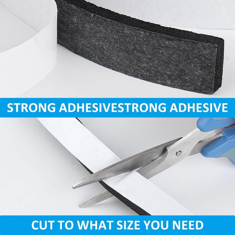 DGSL Foam Insulation Tape, 2In x 1/4In x 13Ft Weather Stripping Door Seal Strip for Doors and Windows,Sliding Door, Soundproofing Door Seal,Weatherstrip,Air Conditioning Seal Strip - Image 4