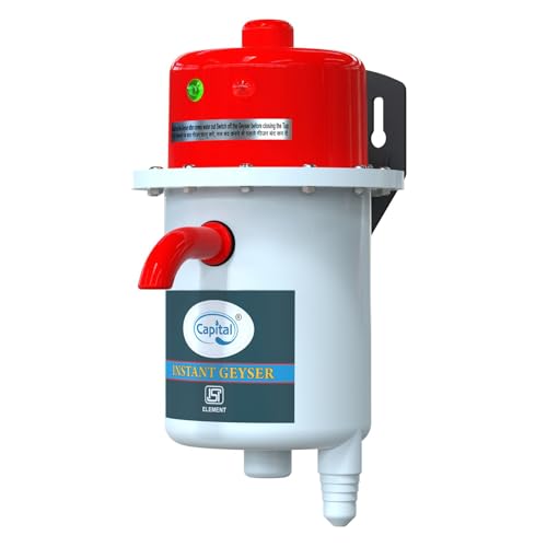 CAPITAL Instant Water Geyser 1L | Portable Electric Water Heater with Auto Cut-Off | Fast Heating ABS Body | Energy-Efficient | Ideal for Bathroom, Kitchen, Office & Restaurants - Image 1