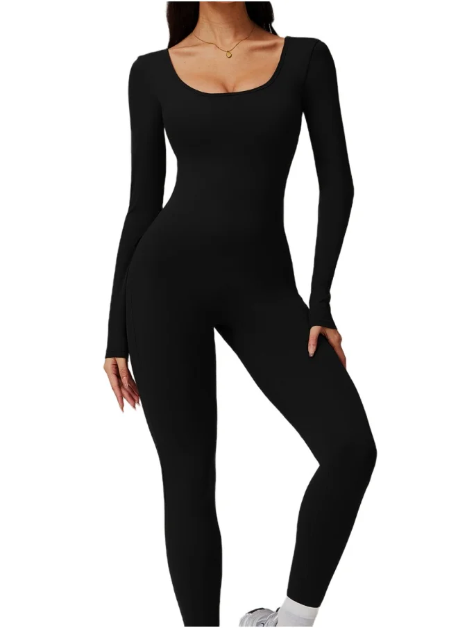 كون.يوغا Womens Long Sleeves Shapewear Bodysuit Tummy Control