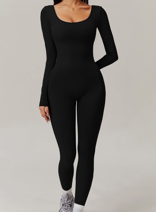 KAWN.YOGA Womens Long Sleeves Shapewear Bodysuit Tummy Control - Image 2