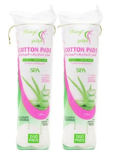 Pads Pure Cotton Make-Up 120 pcs Pack of 2 - 120