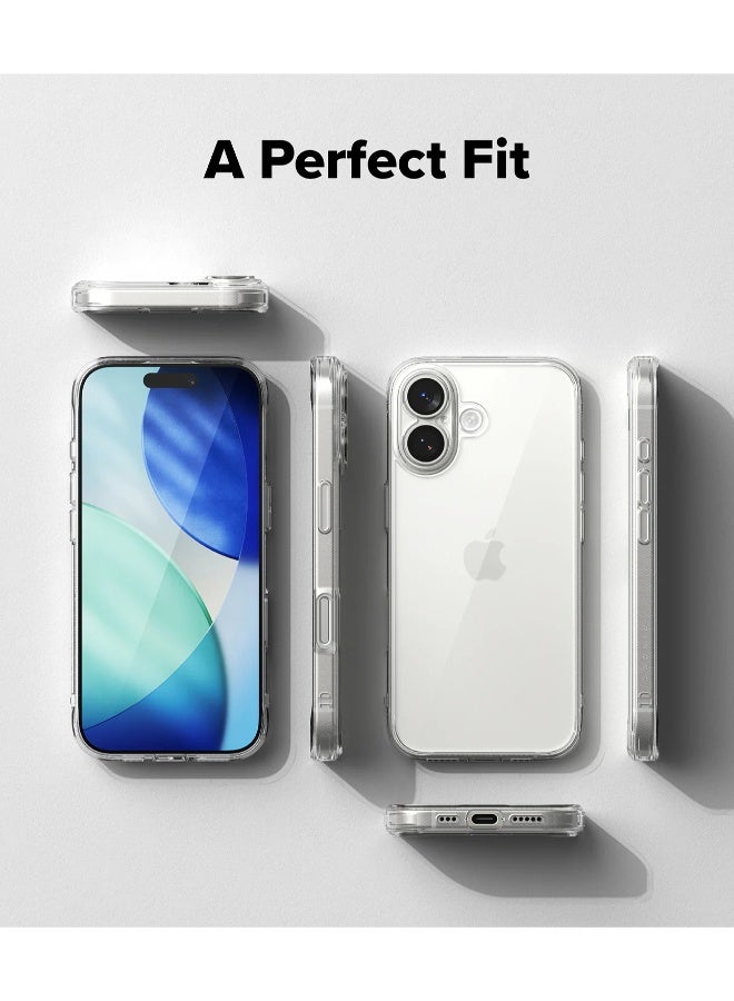 S-TOP Clear case for iPhone 17 - Drop protection, scratch resistant, anti-yellowing with dual-layer protection, slim and transparent design - Image 5