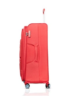 Skybags Vanguard Checked-28 Inch Luggage with Anti Theft Zipper | TSA Lock| Smooth Dual Wheels| Wet Pouch for toiletries| Large-Coral  - Image 2