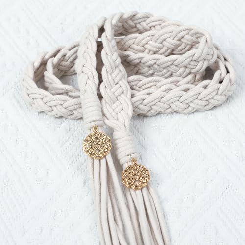 Ribbonlic Handfasting Cord for Wedding, Wedding Lasso for Ceremony. Rustic Lasso Lazos Cord Rope for Traditional Catholic Ceremony(Ivory White,Simple) - Image 1