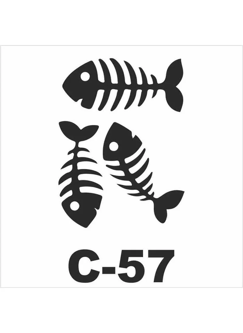 Artebella Stencil Template 15X20 cm Model No: C-57