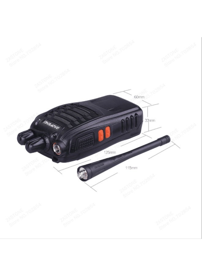 SUKILO V3 Analog UHF Two-Way Radio – 5W Handheld FM Transceiver -Rechargeable Radio Interphone with Decoder | Ideal for Security, Camping, and Outdoor Use