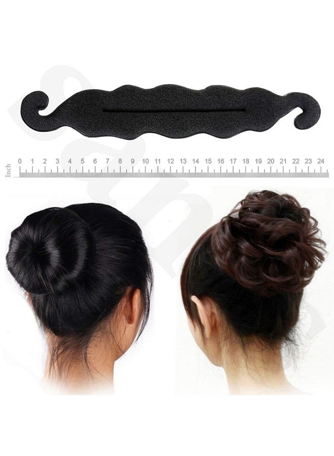 Sanas 1 Pc Bun Clip Hair Donut Maker Magic Clip Twist Turn And Tie Pad Curler Shaper Sponge Donut Bun Maker Hair Styler Hair Styling Tool Diy Hairstyles Hair Accessory For Women And Girls Pack Of 1 - Image 2